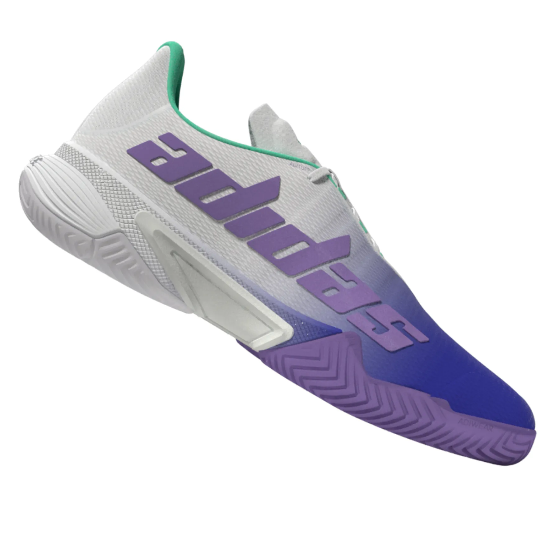 Adidas Performance Barricade Womens Tennis Shoes - Light Blue/Violet Fusion/Purple Mint