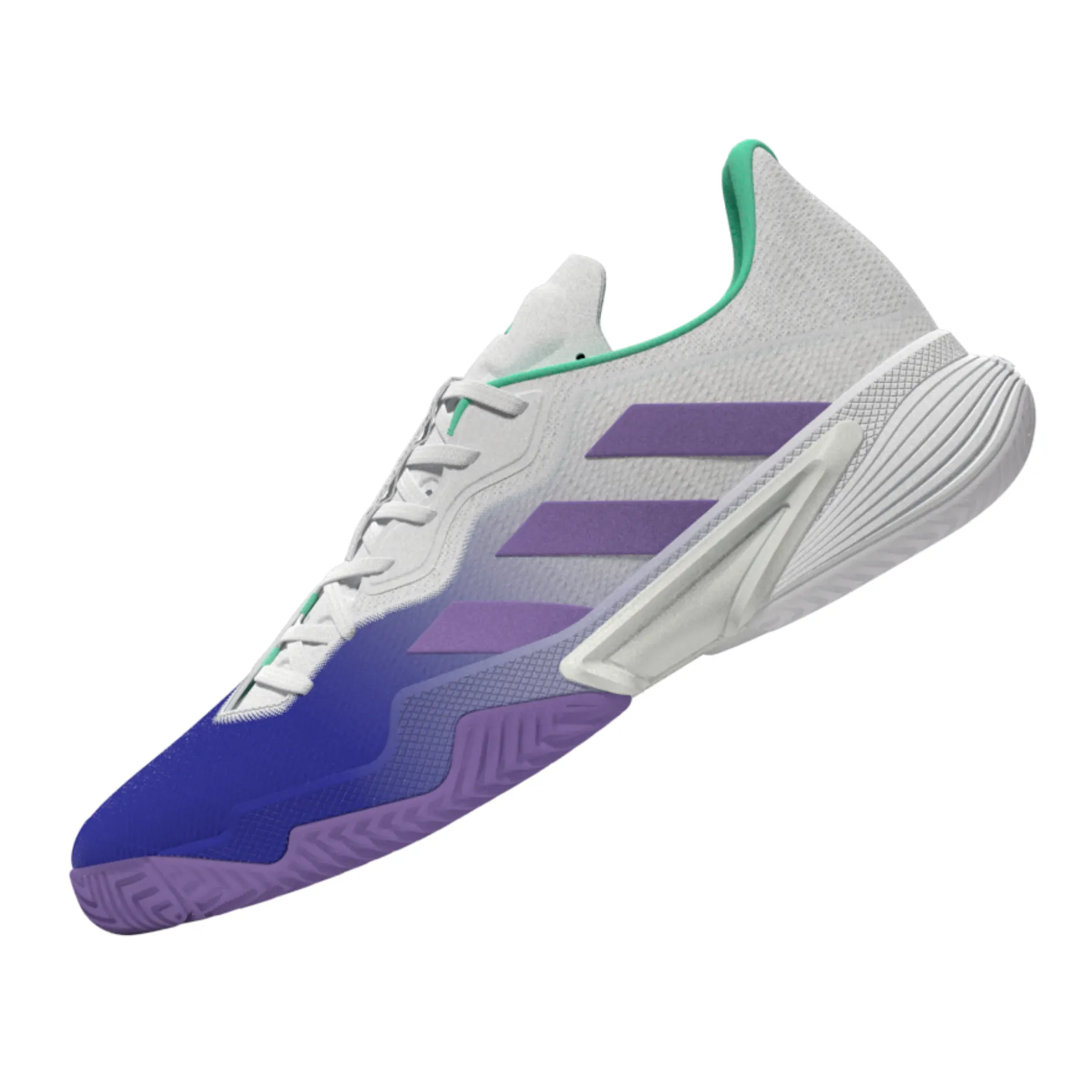 Adidas Performance Barricade Womens Tennis Shoes - Light Blue/Violet Fusion/Purple Mint