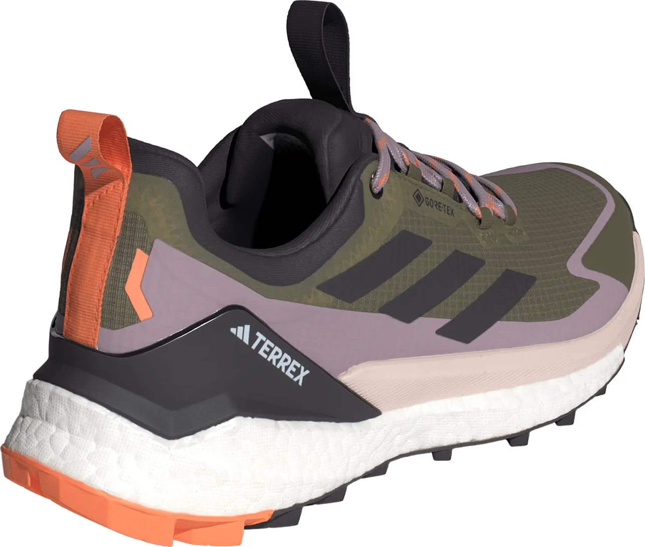 Adidas Women&#x27;s Terrex Free Hiker 2.0 Low GORE-TEX Hiking Shoes Olive Strata/Aurora Black/Amber Tint | Buy Adidas Women&#x27;s Terrex Free Hiker 2.0 Low GORE-TEX Hiking Shoes Olive Strata/Aurora Black/Amber Tint here | Outnorth