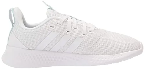 adidas Women's Puremotion Running Shoe, White/White/Halo Mint, 9.5