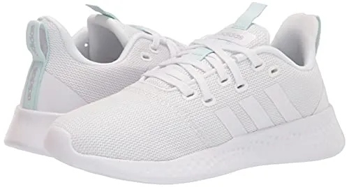 adidas Women's Puremotion Running Shoe, White/White/Halo Mint, 9.5