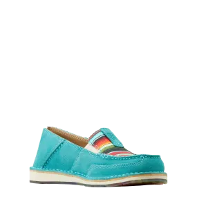 Ariat Ladies Teal Suede & Striking Serape Cruiser 10050955