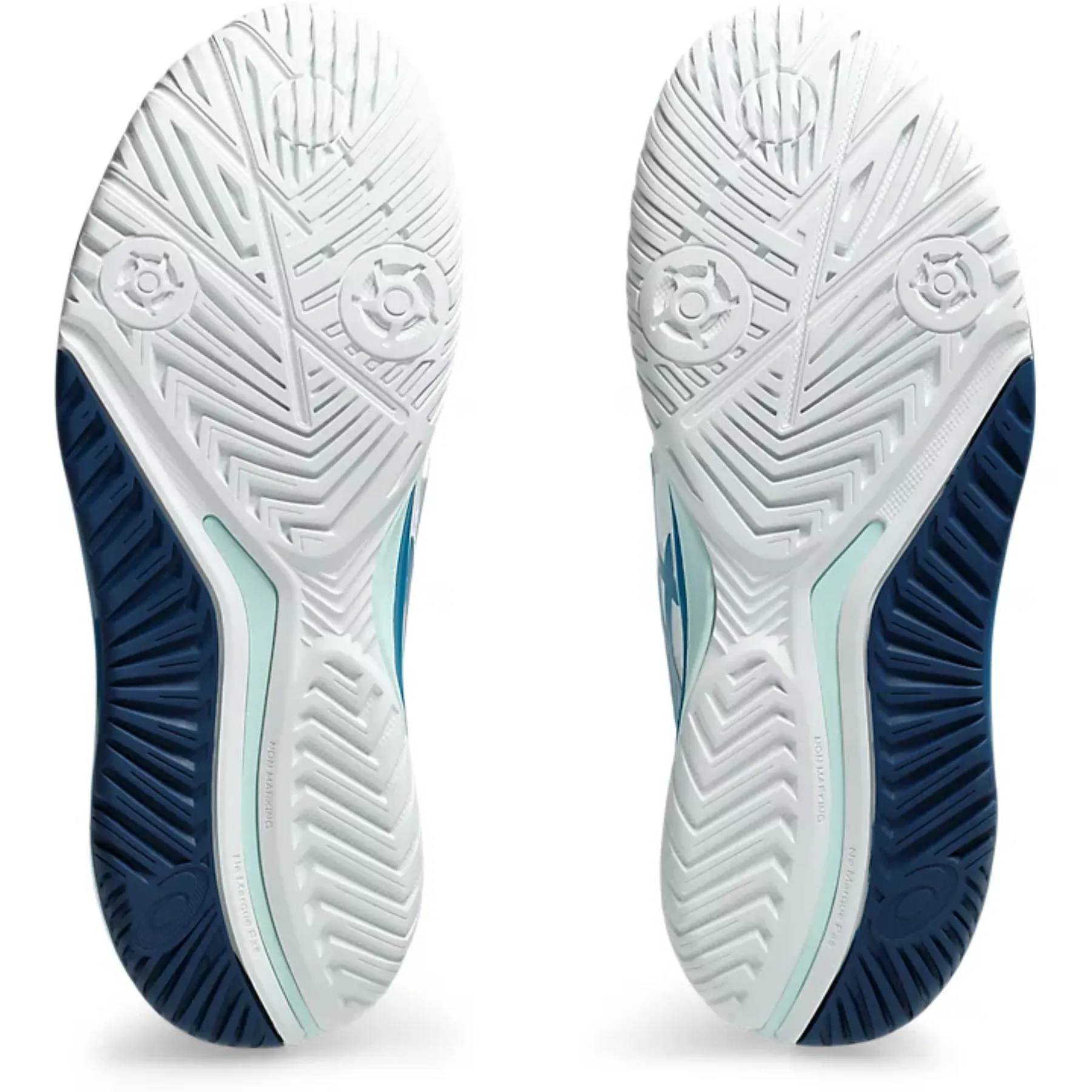 Asics Gel-Resolution 9 Womens Teal Blue/White Tennis Shoes for Optimum Performance