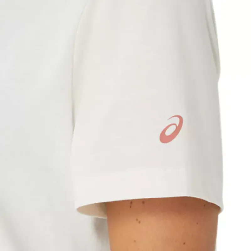 Asics Women Training Core Tennis Tee - Cream