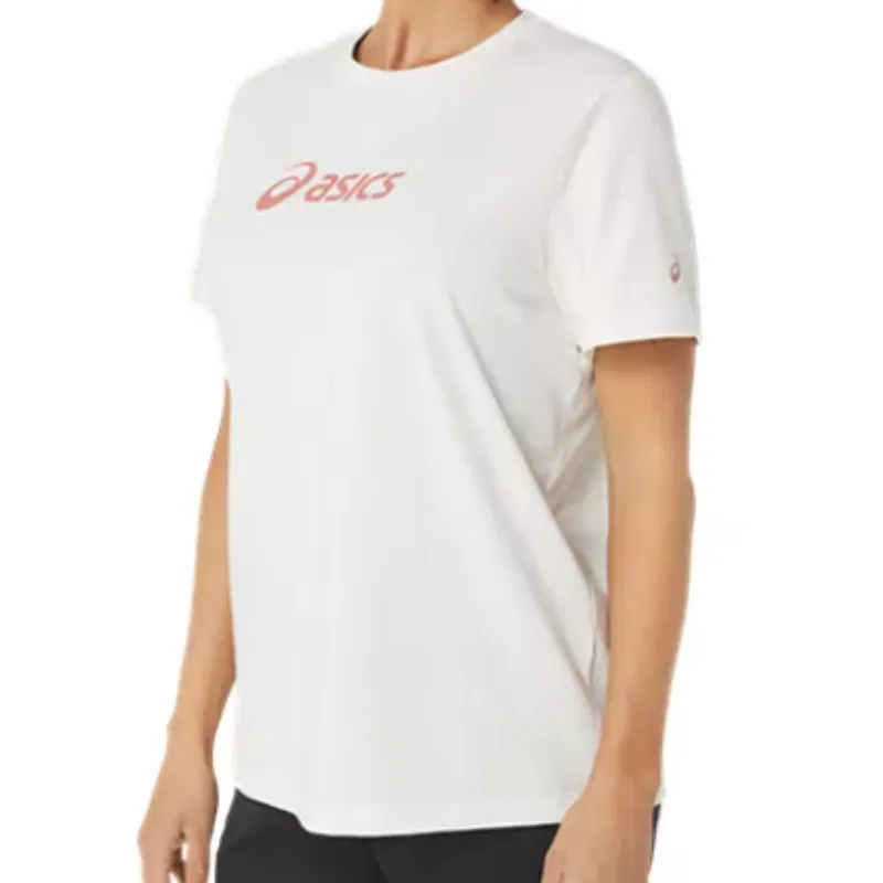 Asics Women Training Core Tennis Tee - Cream