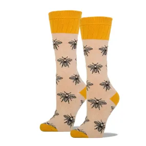 Bee Hiking Socks Women's Crew Sock