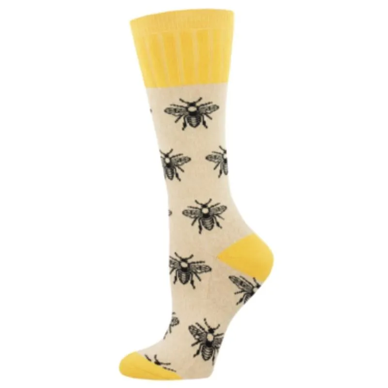 Bee Hiking Socks Women's Crew Sock