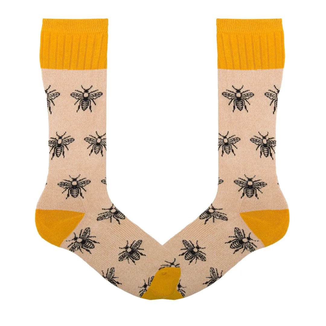 Bee Hiking Socks Women's Crew Sock