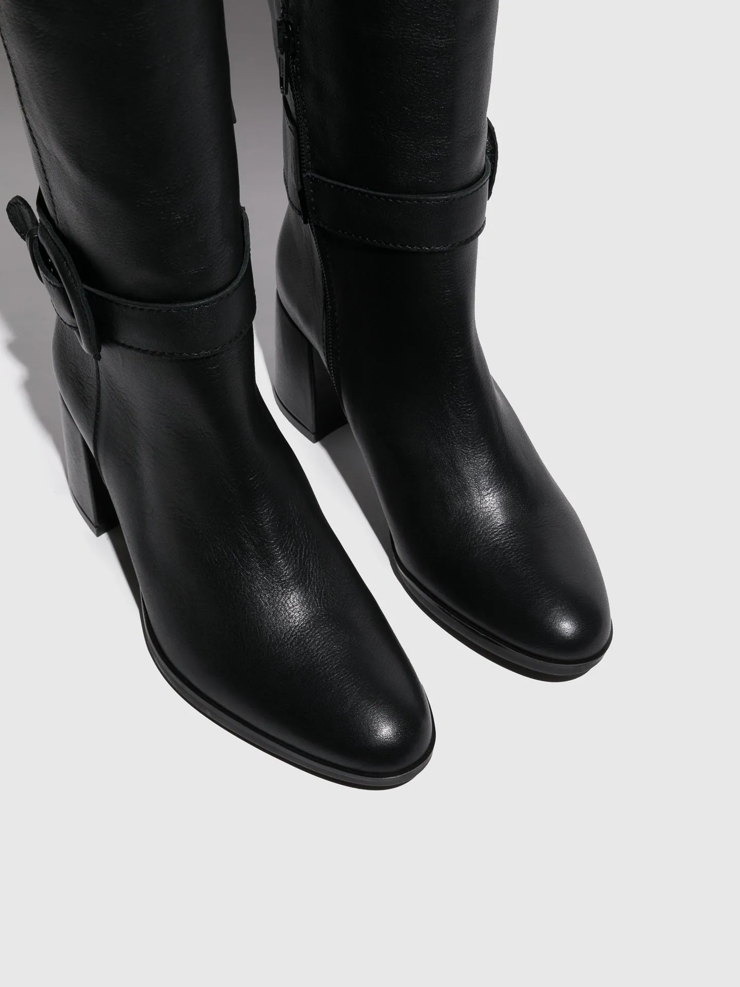Black Knee-High Boots