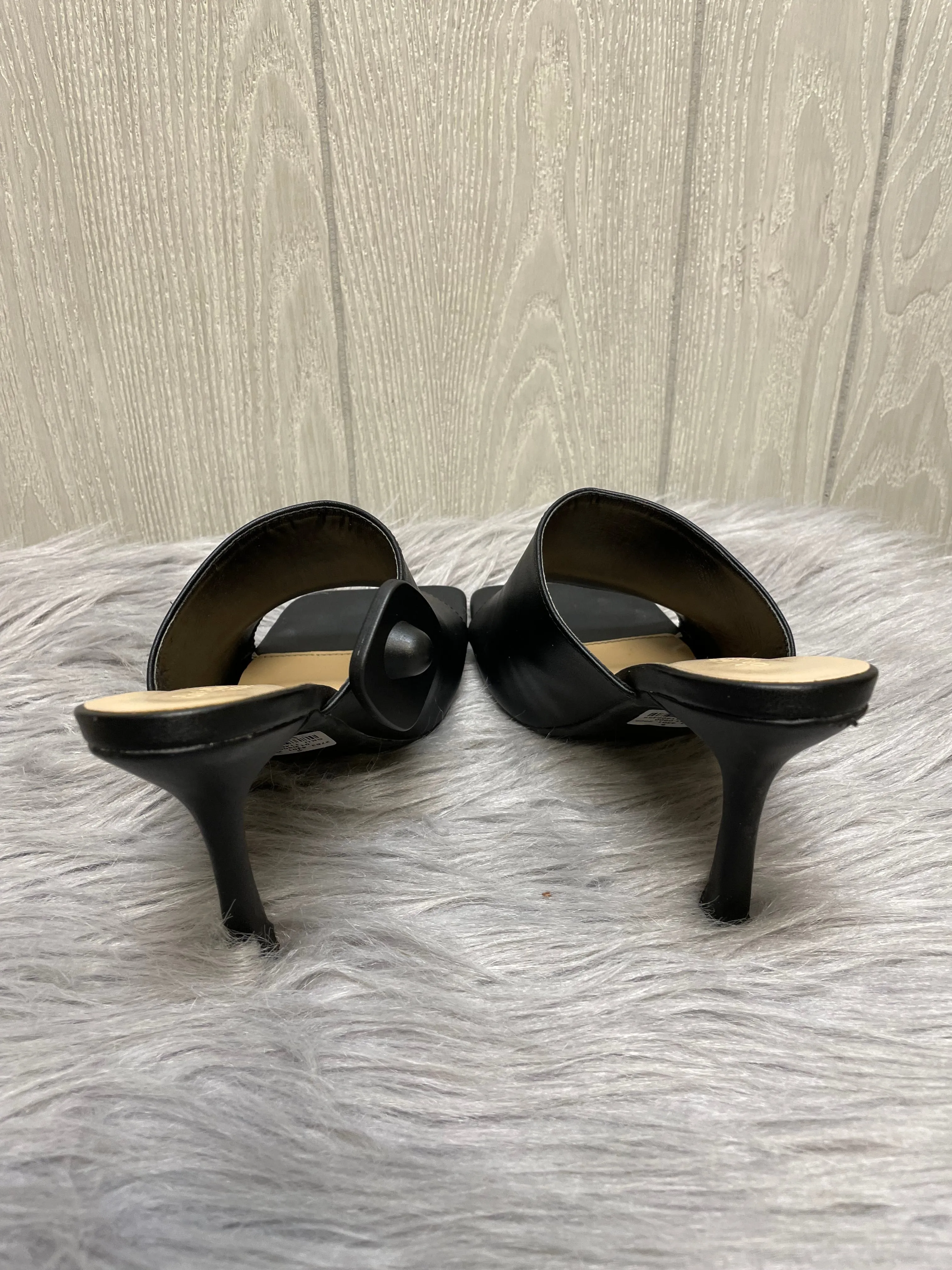Black Sandals Heels Stiletto Charlotte Russe, Size 9