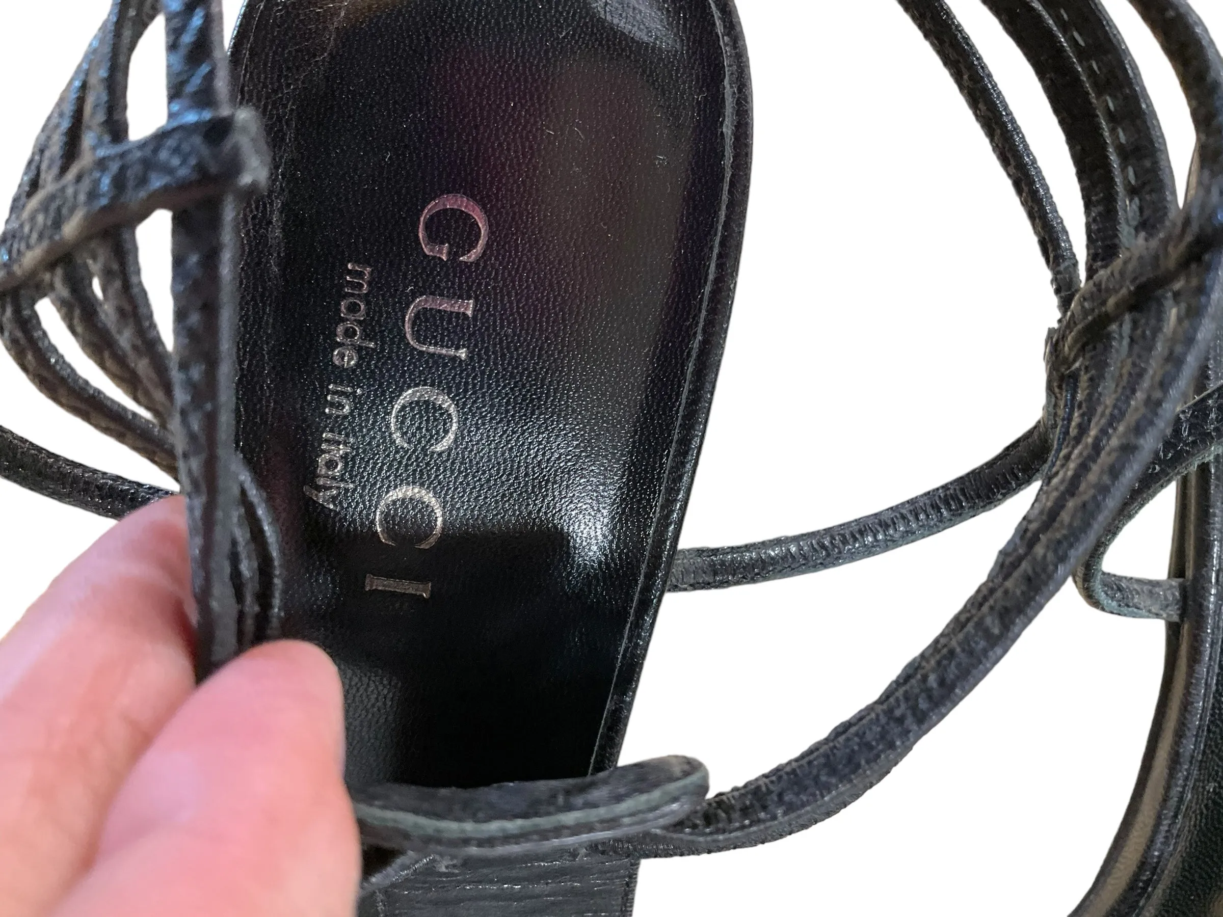 Black Shoes Heels Stiletto Guess, Size 7