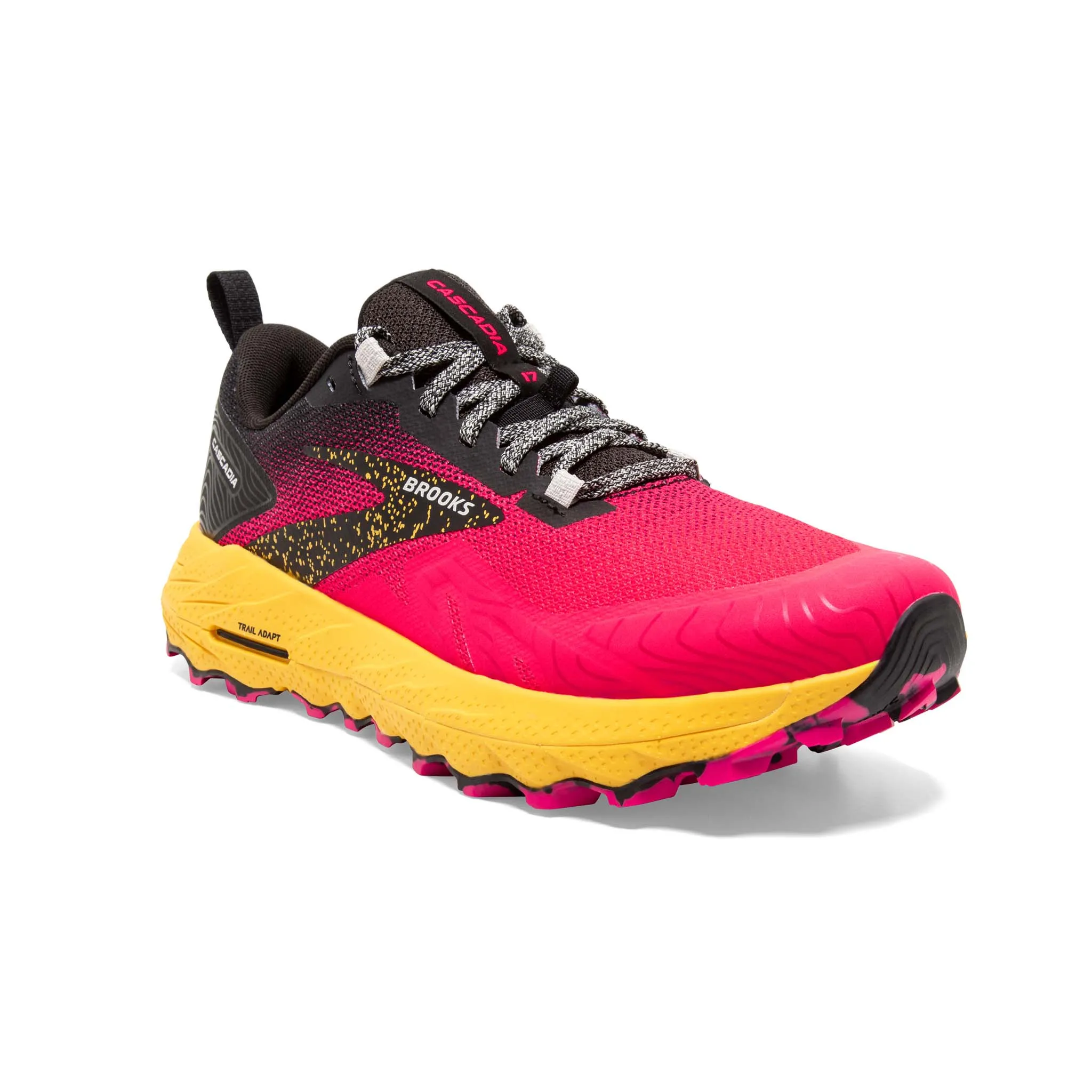Brooks Womens Cascadia 17 Performance Running Shoes in Diva Pink