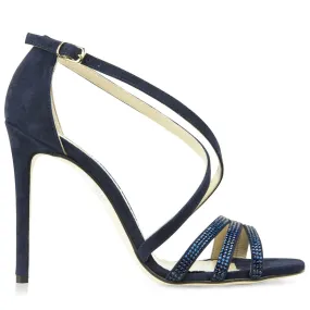 Cheryl High Heel Sandal- Navy