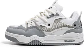 Comfortable and Fashionable Thick-Soled Shoes, Breathable Casual Sports Skateboard Shoes,Four-Season Men's lace-up Sports Shoes，Men's Footwear