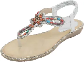 Comfortable Slip on Slide Sandals for Women Fashion Versatile Leather Cool Shoes Arch Support Flat Sandals