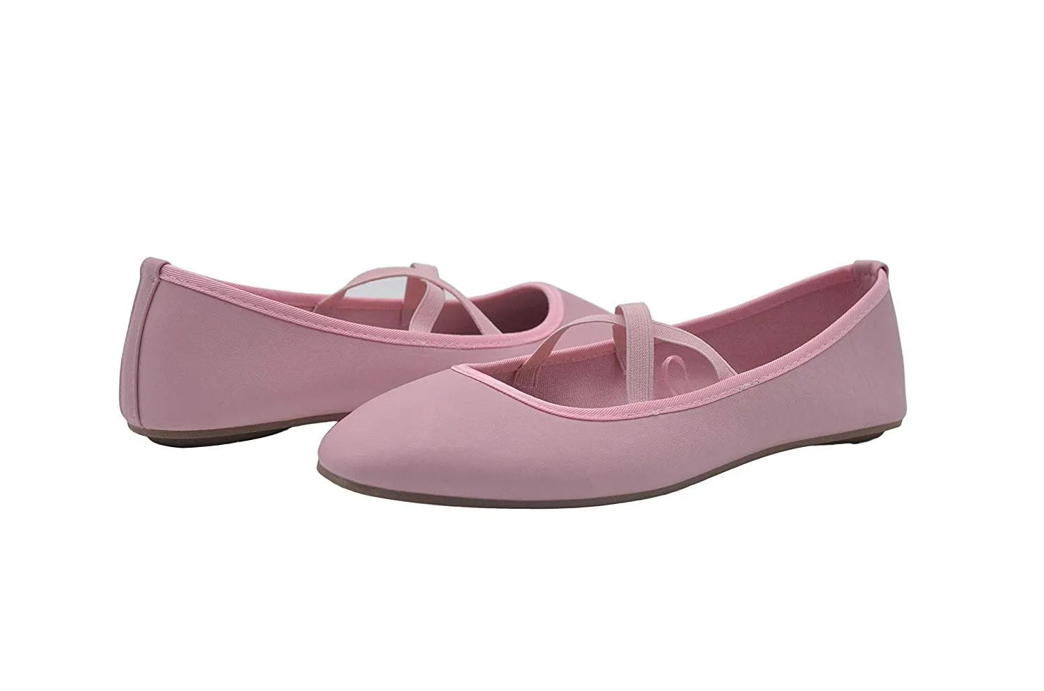 Womens dELiAs Slip-On Ballet Flats with Elastic Straps - Comfortable and Stylish Footwear