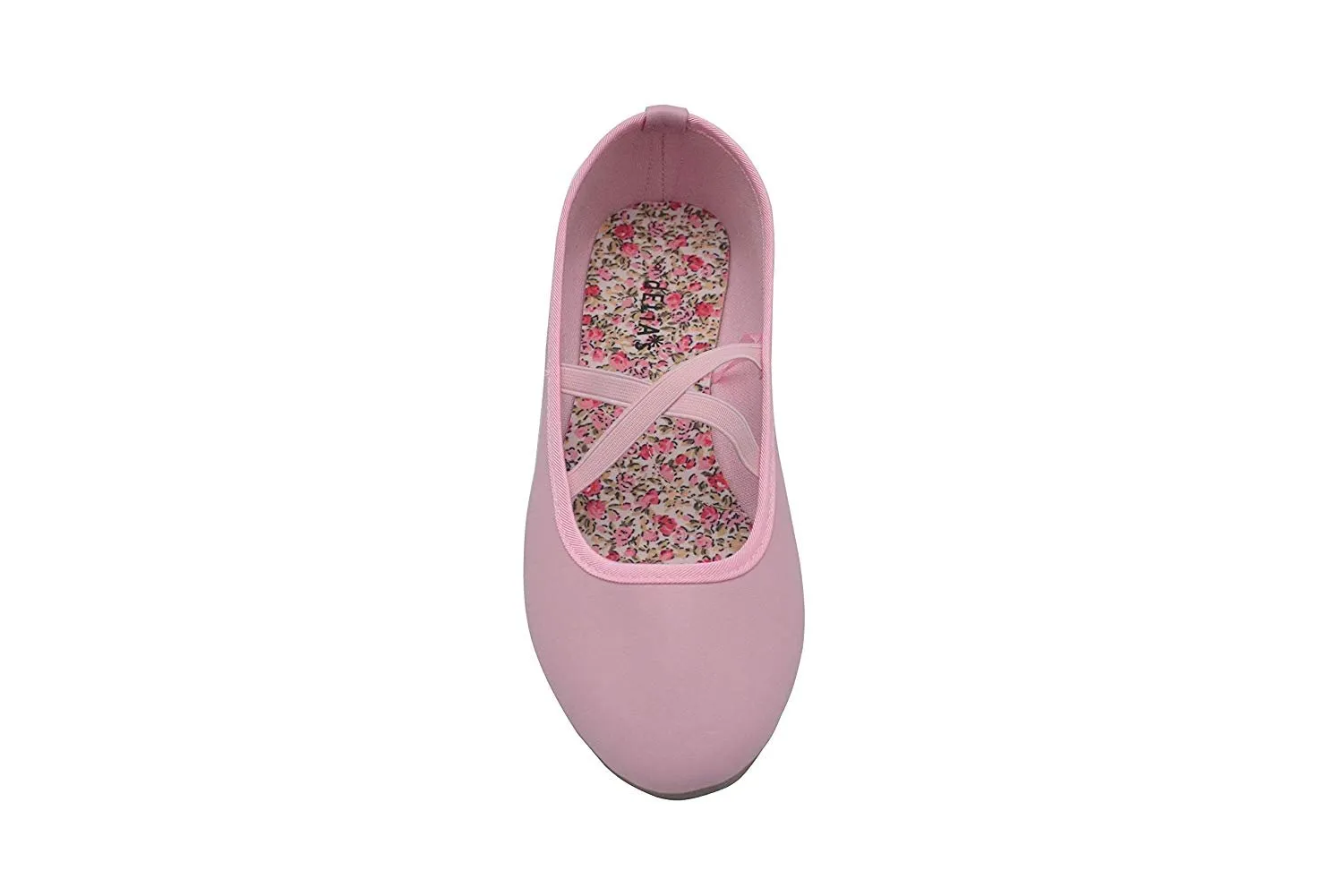 Womens dELiAs Slip-On Ballet Flats with Elastic Straps - Comfortable and Stylish Footwear