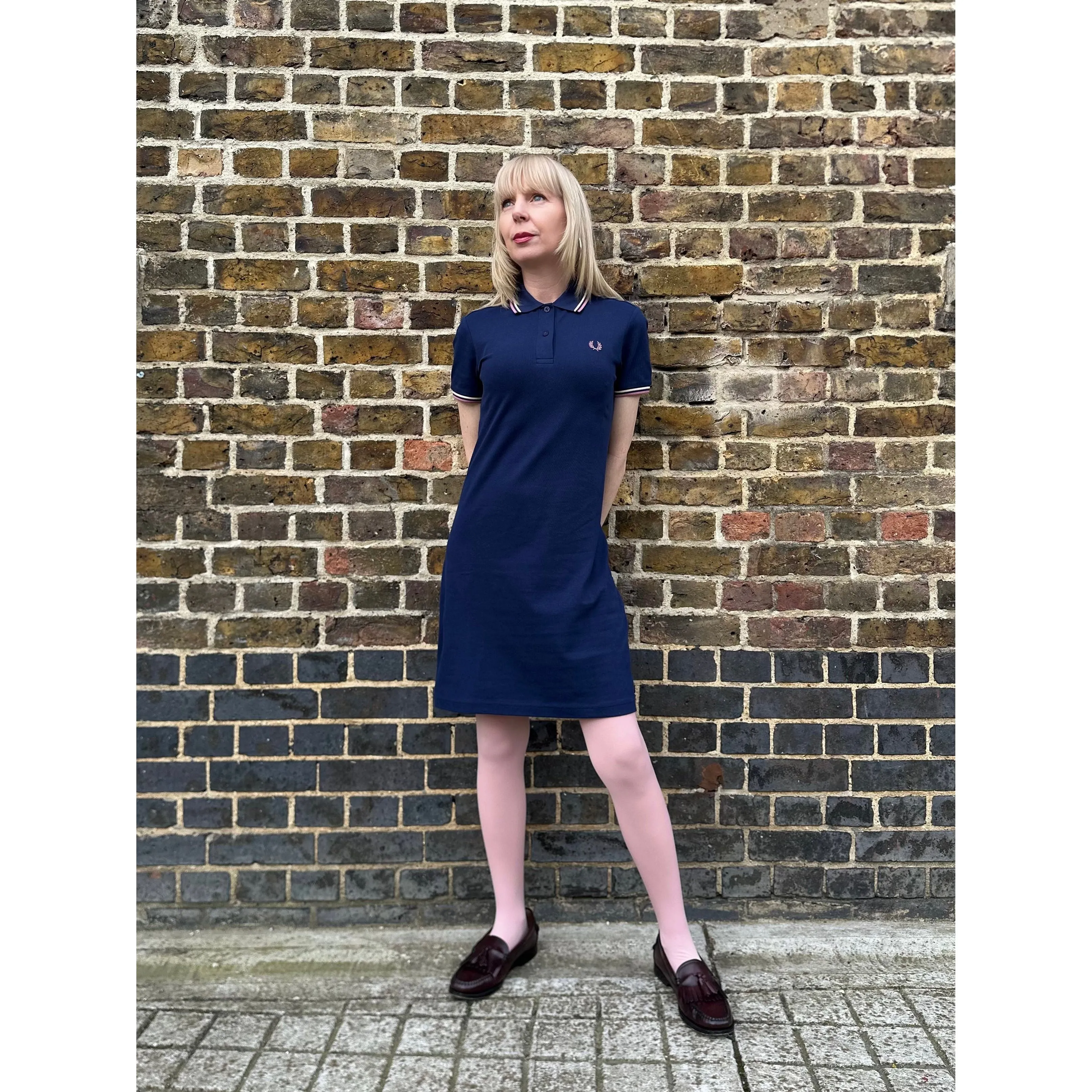 Fred Perry - Women's D3600 Twin Tipped French Navy - Dress