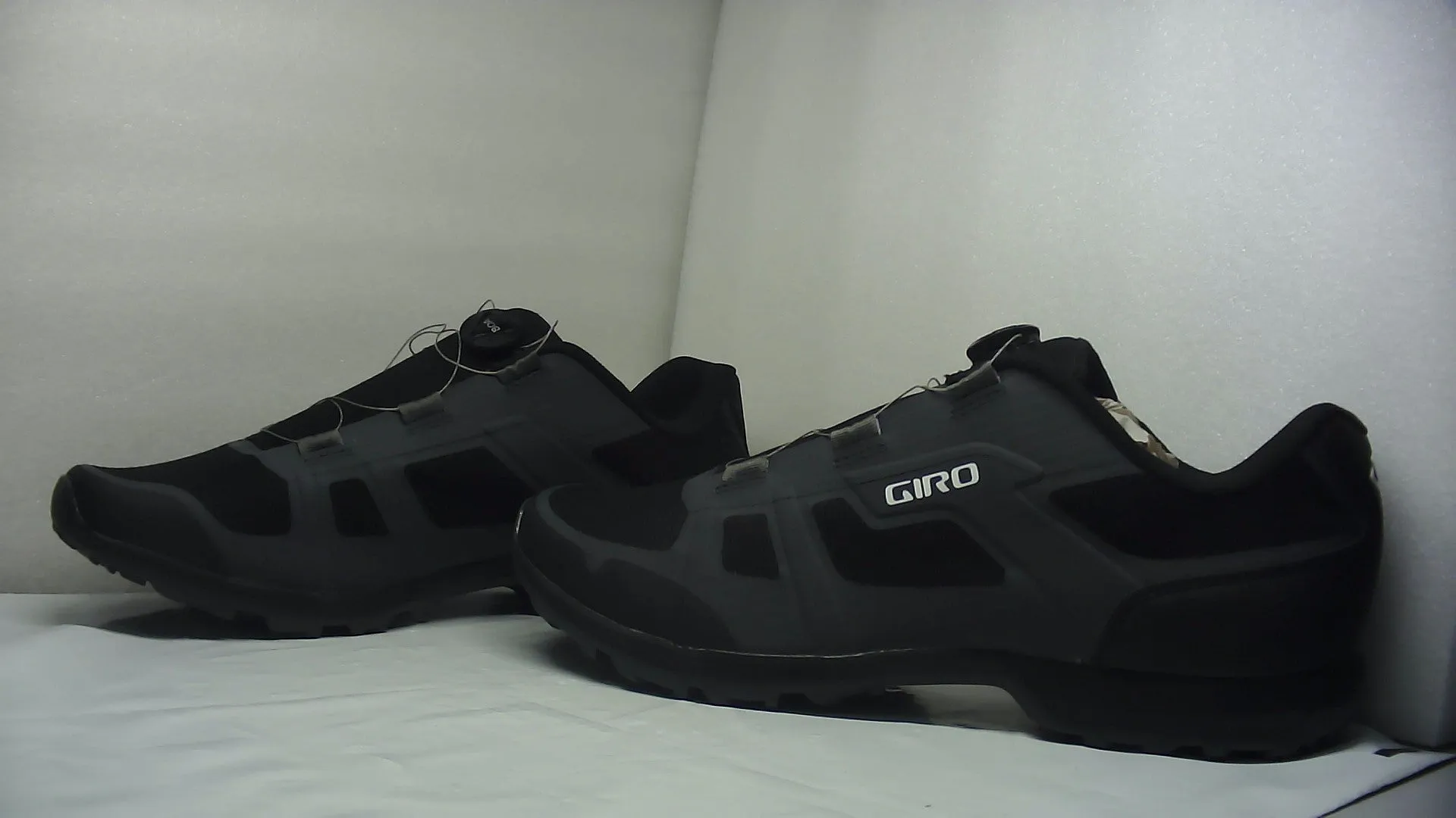 Giro Gauge BOA Dirt Shoes - Dark Shadow/Black - Size 50 (Without Original Box)