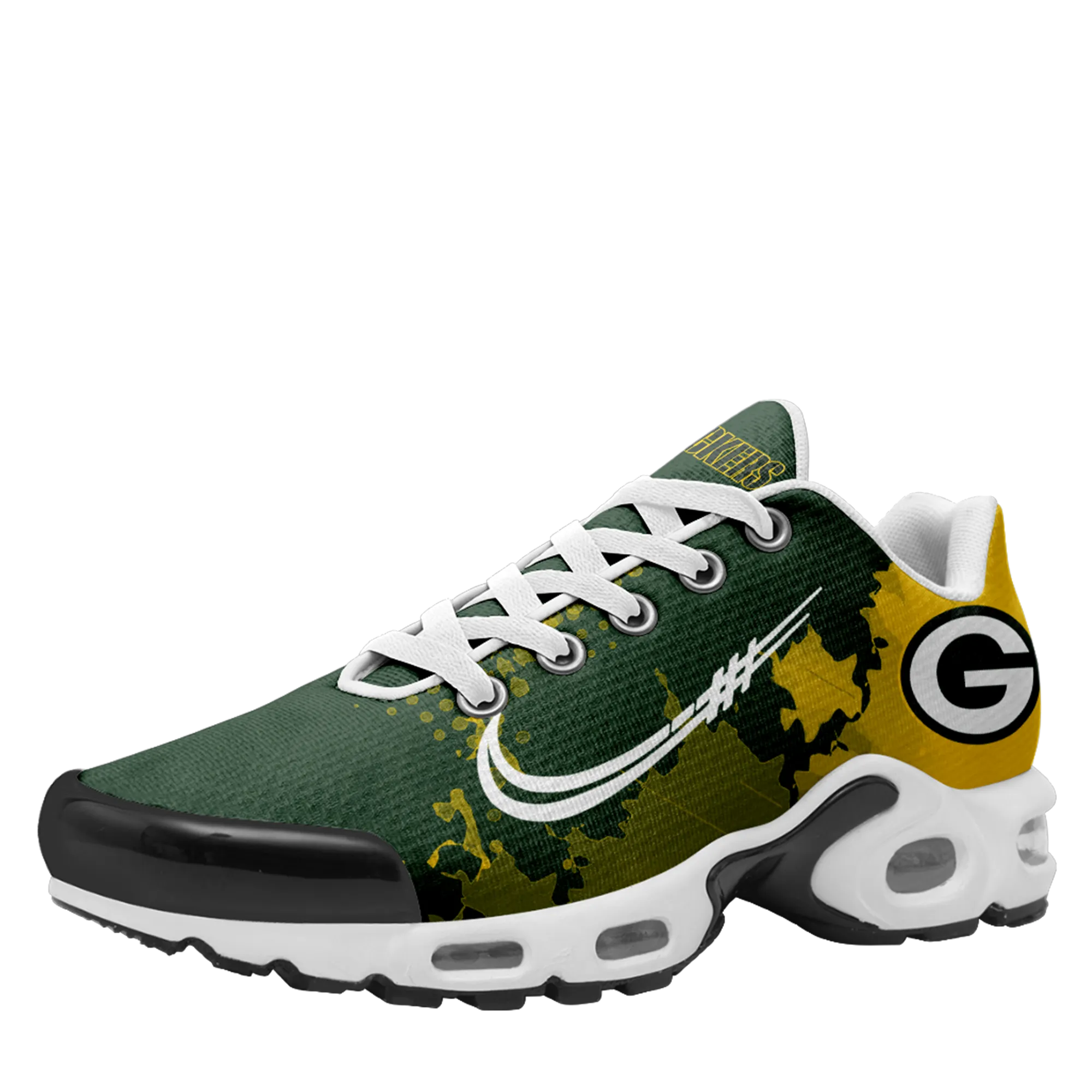 Green Bay Packers- Fashion Men/Women Sports Shoes Sports Wear Shoes NFL Game Comfortable and Breathable