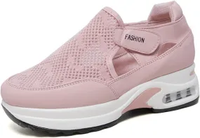 Ladmiple Sneakers For Women Walking Shoes Comfortable Slip On Casual Canvas Shoes Dressy Summer Fashion Flats Loafers