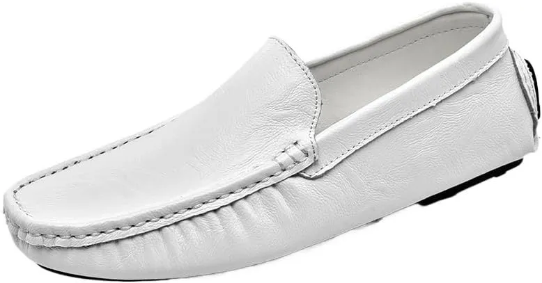 Men Fashion Loafers Black Brown One Foot Casual Business Office Dress Shoes Gentleman Banquet Social Shoes Men Shoes