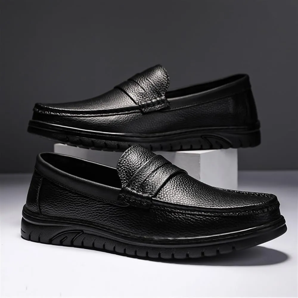 Men's Walking Loafers Comfortable Relaxed Fit Lightweight Breathable Arch Support Cushioned Walking Slip-On Casual Loafers Dress Shoes Fashion Driving Shoes