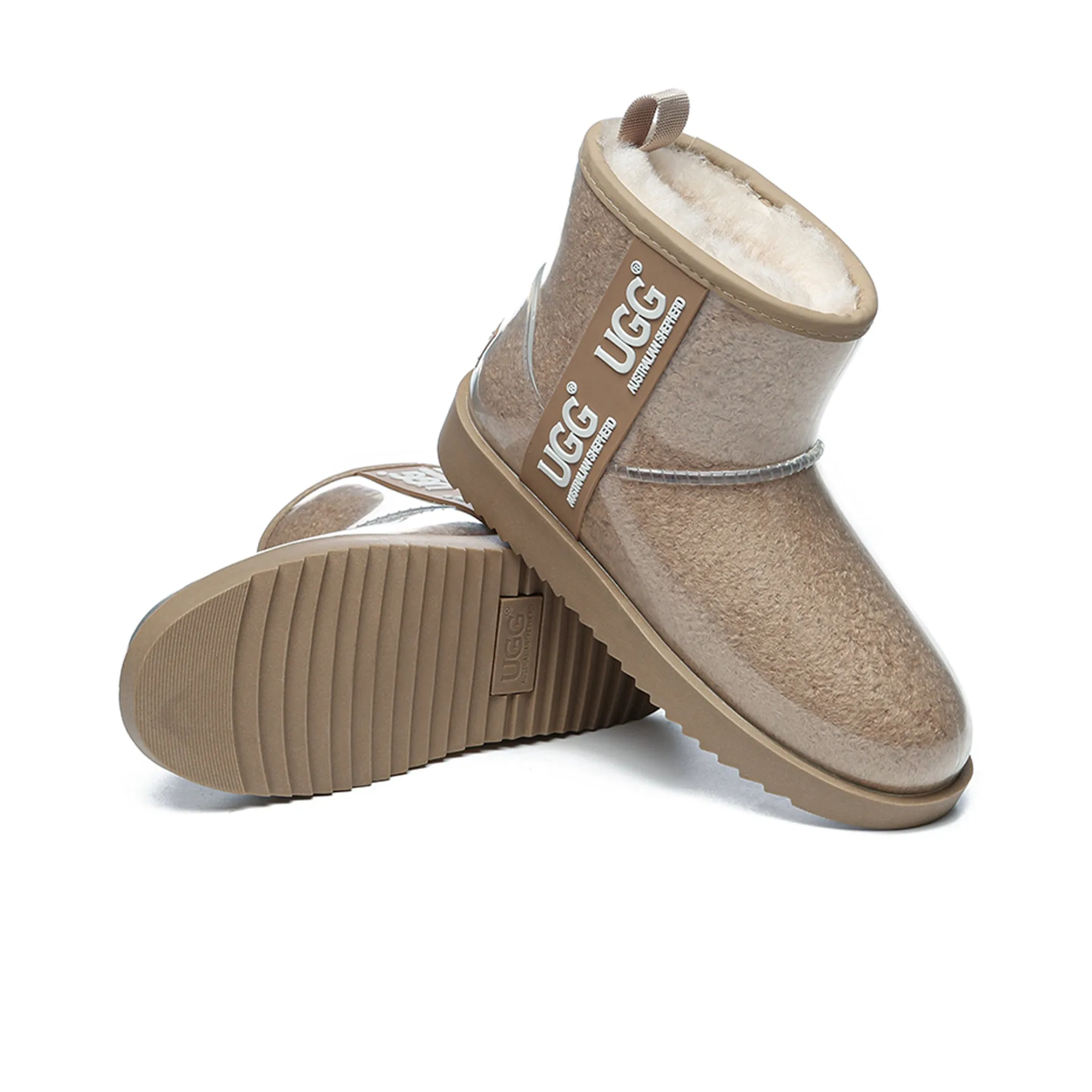 Mini UGG Boots - Clear, Waterproof, and Durable
