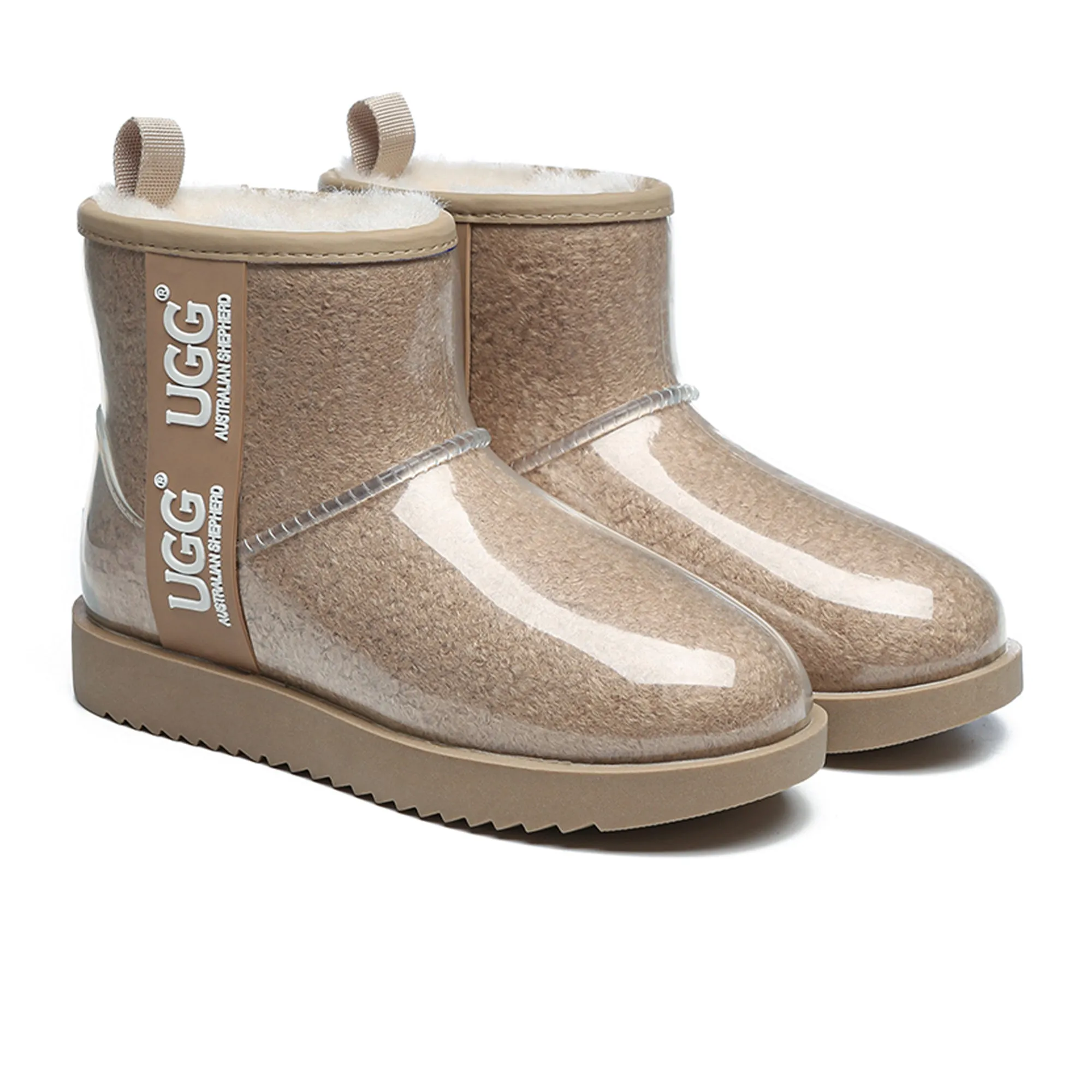 Mini UGG Boots - Clear, Waterproof, and Durable