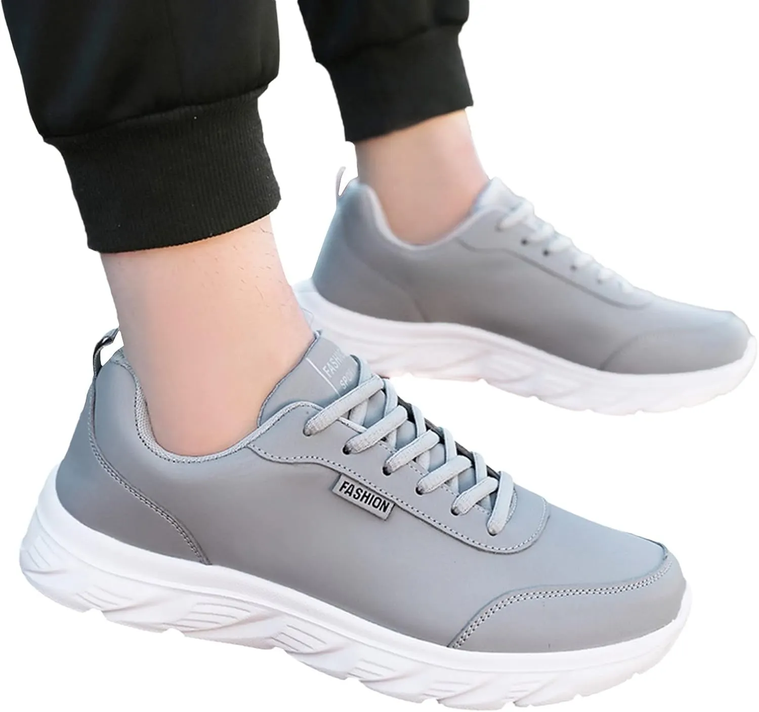 Non Slip Work Shoes for Men Arch Support Restaurant Kitchen Crews Health Casual Sneakers Comfortable Walking Shoes