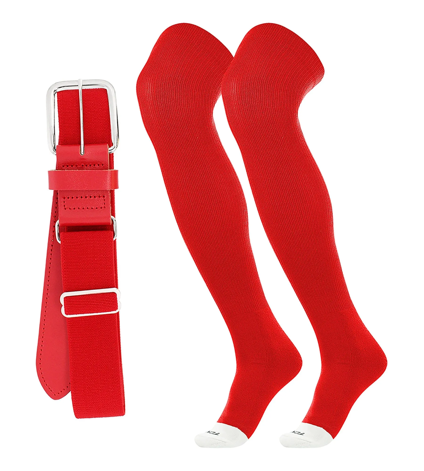 Pro Plus Performance Prosport Over the Knee Socks Belt Combo