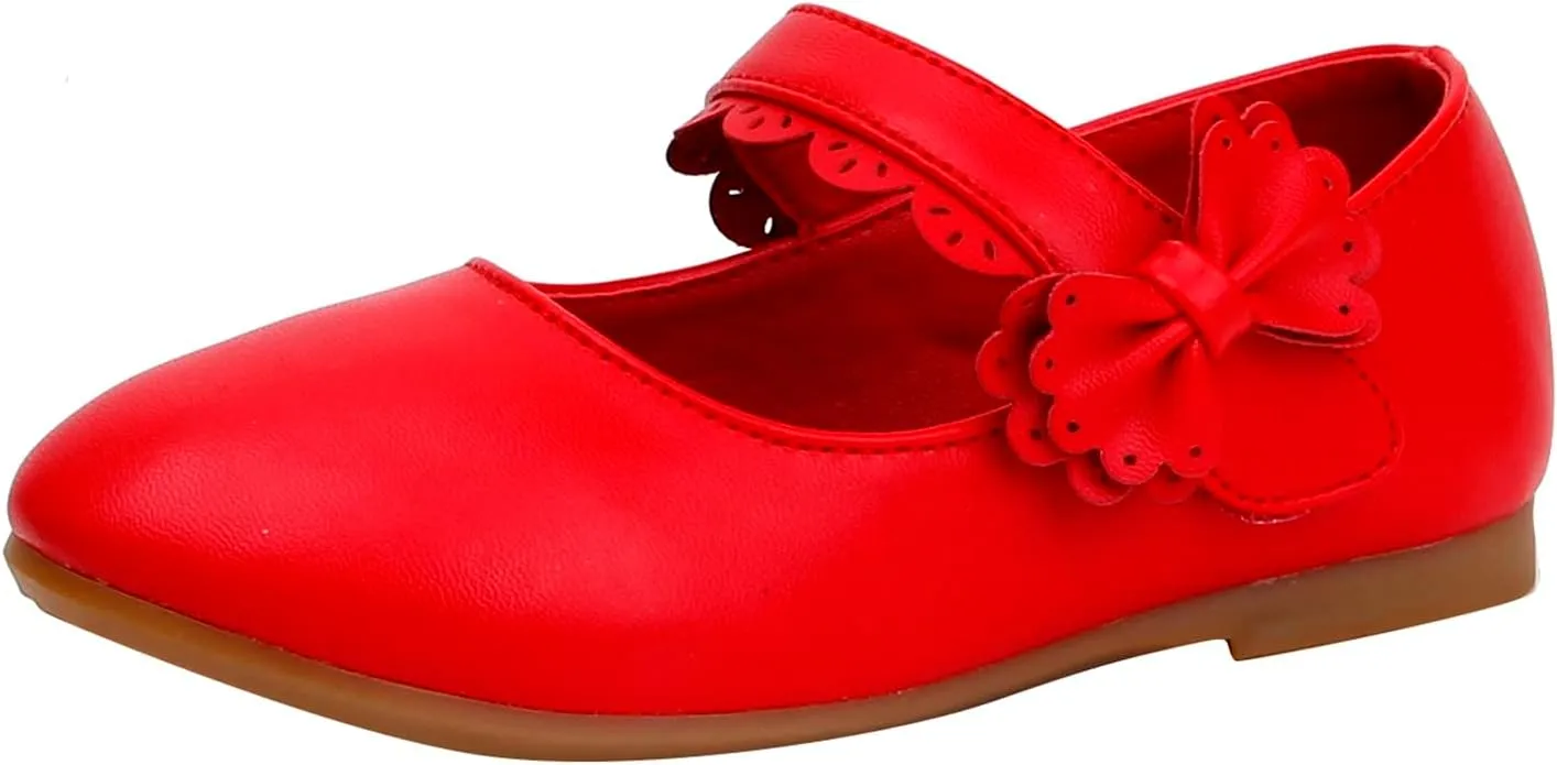 School Shoes for Girls Uniforms Dress Shoes Mary Jane Little Girls Leather Shoes Toddler Flats Dance Shoes
