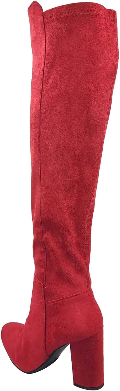 TOP Moda Womens Classy High Heel Knee High Boots