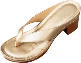 Womens Kitten Heels Flip Flops Open Toe Slingback Slip On Mules Sandals Casual Holiday Party Vacation Dress Chunky Shoes Indoor and Outdoor Womens Flip Flops